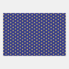 Elegantes Gold Polka Dot Geschenkpapier