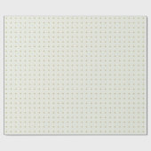 Elegantes Gold Polka Dots Wrapping Paper Geschenkpapier (Flach)