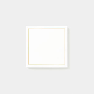 Elegantes Gold Post-it Klebezettel