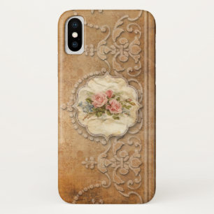 Elegantes Gold prägeartige Art mit Filigran Case-Mate iPhone Hülle