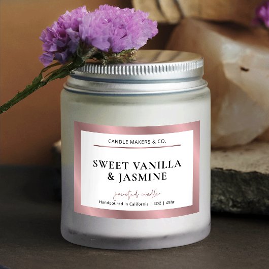 Elegantes Gold-Produktverpackungslabel der moderne Lebensmitteletikett