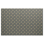 Elegantes Gold-Rose Blumendesign Stoff (Yard (91,4 cm))
