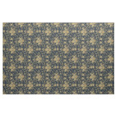 Elegantes Gold-Rose Blumendesign Stoff (Fat Quarter (45,7 x 55,9 cm))