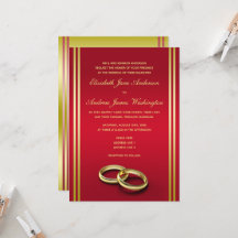 Elegantes Gold & Rot, Hochzeiten