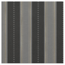 Elegantes Gold Schwarze Streifen Dos Art Deco Stoff