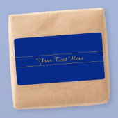 Elegantes Gold-Script auf Navy Blue Background