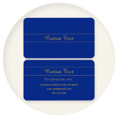Elegantes Gold-Script auf Navy Blue Background