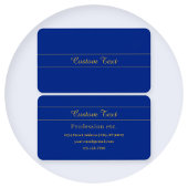 Elegantes Gold-Script auf Navy Blue Background