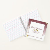 Elegantes Gold-Script | Briefe an meine Tochter Notizblock (Innenseite)