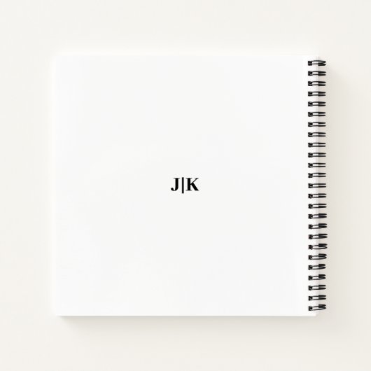 Elegantes Gold Script Foto Wedding Gästebuch Notizblock (Rückseite)