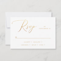 Elegantes Gold-Script | Klassische Minimalistische