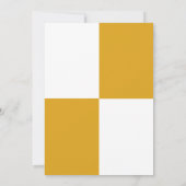 Elegantes Gold Silver Stilvolle formale Moderne Ho Einladung (Rückseite)