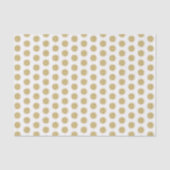 Elegantes Gold Snowflake Holiday Tissue Seidenpapier (Vorderseite)