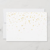 Elegantes Gold Stars Foto Retirement Party Einladung (Rückseite)