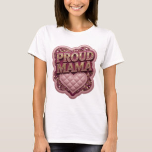 Elegantes Gold STOLZE MAMA Fettes Design T-Shirt