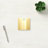 Elegantes Gold Trendy Template Modernes Berufliche Post-it Klebezettel (Büro)