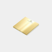 Elegantes Gold Trendy Template Modernes Berufliche Post-it Klebezettel (angewinkelt)