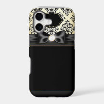 Elegantes Gold u. schwarzer Bogen