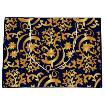 Elegantes Gold und Dunkelblau