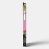 Elegantes Gold und rosa personalisiert Case-Mate iPhone Hülle (Rückseite / Links)