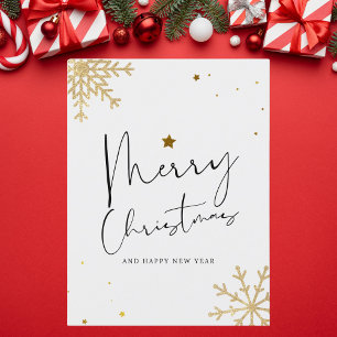 Elegantes Gold und schwarze Weihnachten