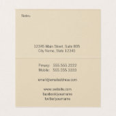 Elegantes Gold und schwarzes abstraktes Visitenkarten (Innenseite Aufgefaltet)