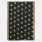 Elegantes Gold- und Sternmuster Decke (Vorderseite Vertikal)