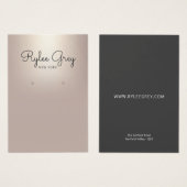 Elegantes Gold- und Taupeeringdisplay (Vorne & Hinten)