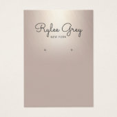 Elegantes Gold- und Taupeeringdisplay (Vorderseite)