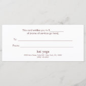 Elegantes Gold Verziert Lotus Mandala Geschenkguts (Rückseite)