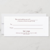 Elegantes Gold Verziert Lotus Mandala Geschenkguts (Rückseite)