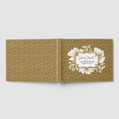 Elegantes Gold Wedding Gästebuch (Voll)