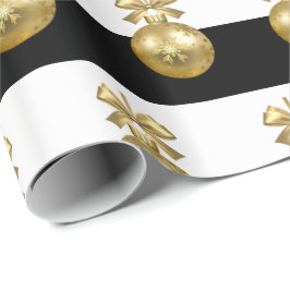 Elegantes Gold Weihnachtsgeschmack Geschenkpapier