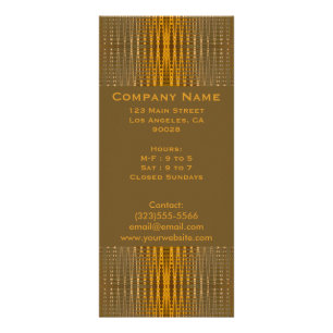 elegantes Gold Werbekarte