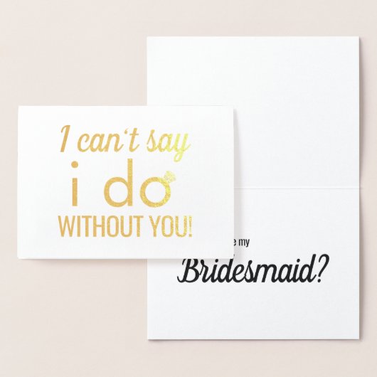 Elegantes Gold werden Sie mein Vorschlag für eine  Folienkarte (Anzeige)