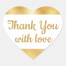 Elegantes Gold & White Dankeschön Glam Wedding