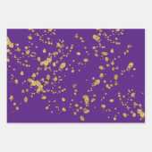 Elegantes, goldbedrucktes Muster für Splashes und Geschenkpapier Set (Vorderseite 3)