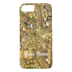 Elegantes Goldbling Case-Mate iPhone Hülle