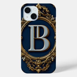Elegantes Golden Monogram Design Case-Mate iPhone Hülle