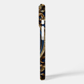 Elegantes Golden Monogram Design Case-Mate iPhone Hülle (Rückseite / Links)