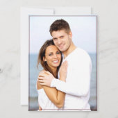 Elegantes Golden Palm Branch Wedding Foto Save The Date (Rückseite)