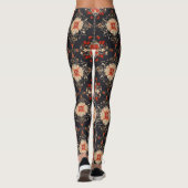 Elegantes Golden Persian Muster Leggings (Rückseite)