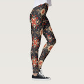Elegantes Golden Persian Muster Leggings (Rechts)