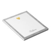 Elegantes Goldenen Teatro Modernes Drehbuch Person Notizblock (angewinkelt)