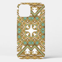 Elegantes goldenes Barock, Zierdesign.