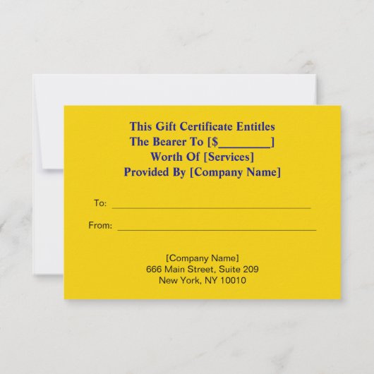 Elegantes Goldenes Herz, einfaches schwarzes Gesch (Rückseite)