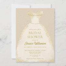 Elegantes goldenes Hochzeitskleid Brautkleid Braut