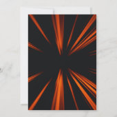 Elegantes Goldenes Jubiläum mit Rose Dankeskarte (Rückseite)