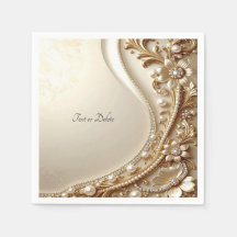 Elegantes goldenes verziertes Blumenmuster