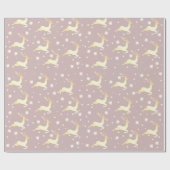 Elegantes Goldenes Weihnachtsfest Geschenkpapier (Flach)